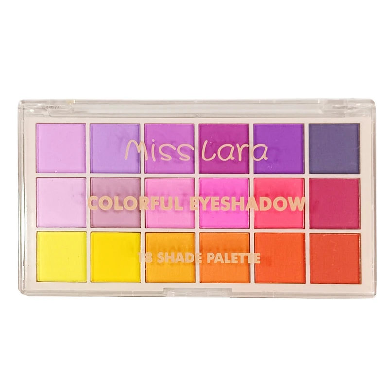 پالت سایه 18 رنگ میس لارا